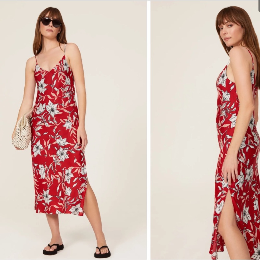 rag & bone size 12 
Mallory Floral Slip Dress
$425 original retail